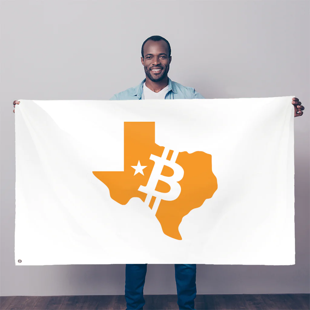 Texas Bitcoin Flag