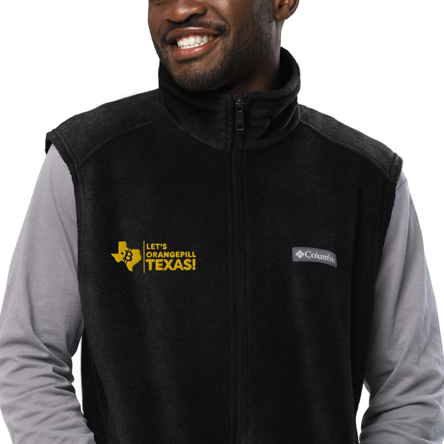 Men’s Columbia fleece vest