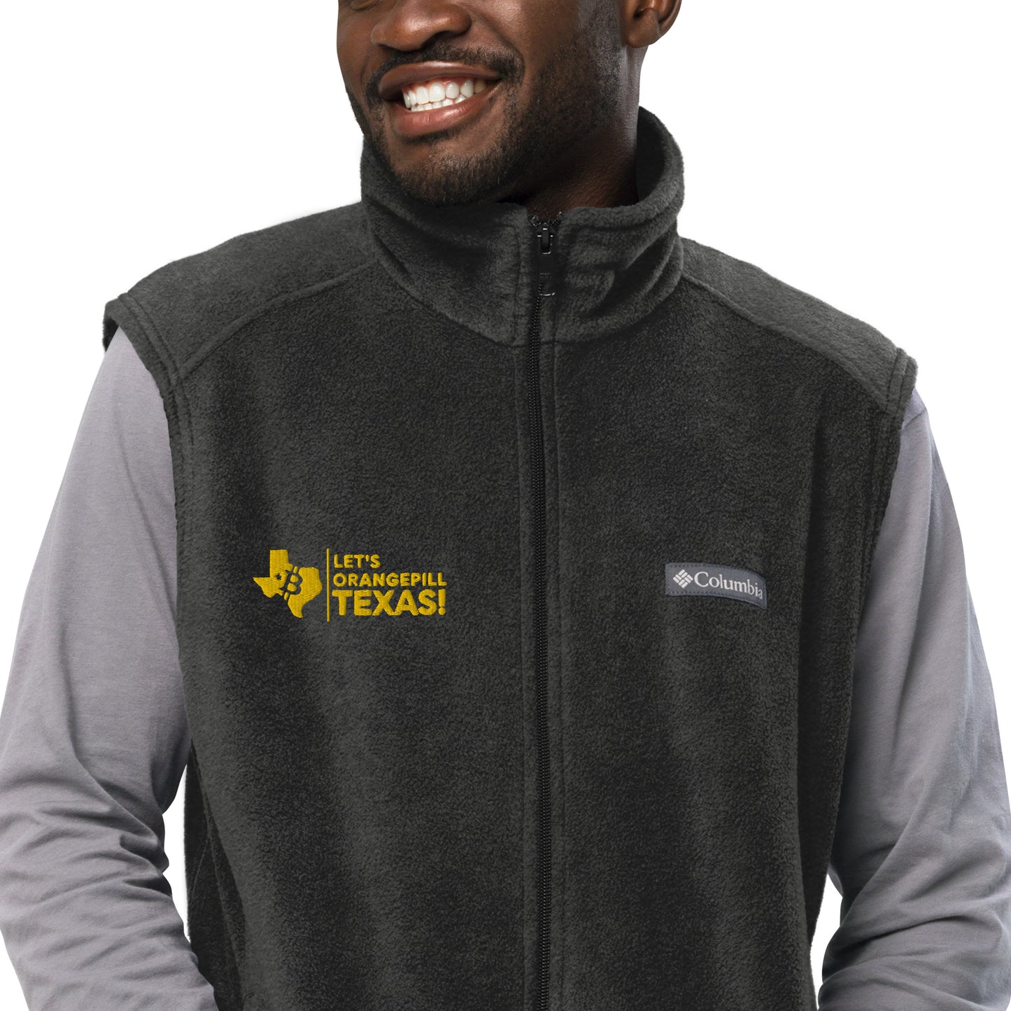 Men’s Columbia fleece vest