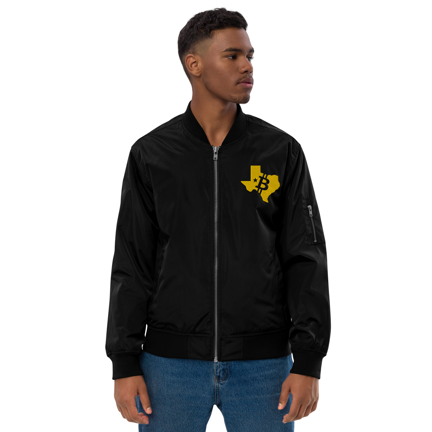 Premium recycled bomber jacket