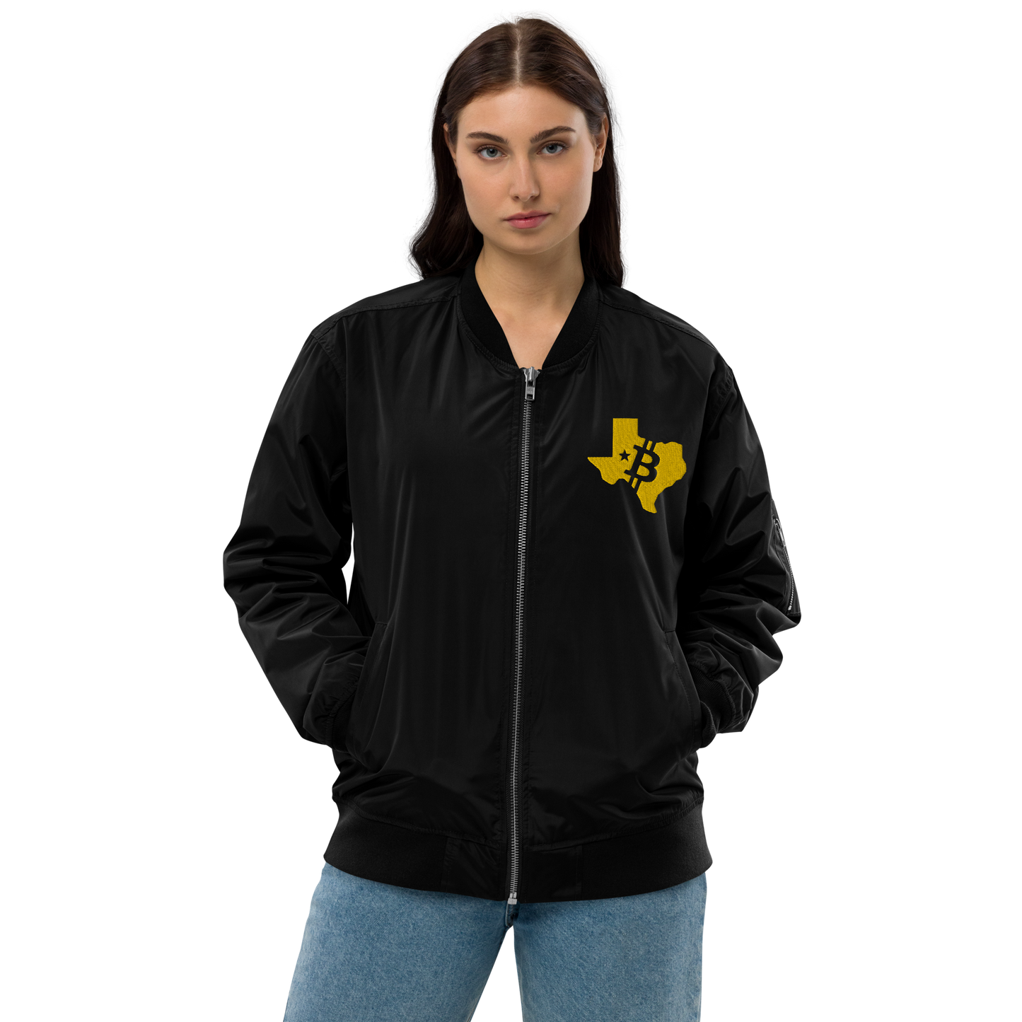 Premium recycled bomber jacket