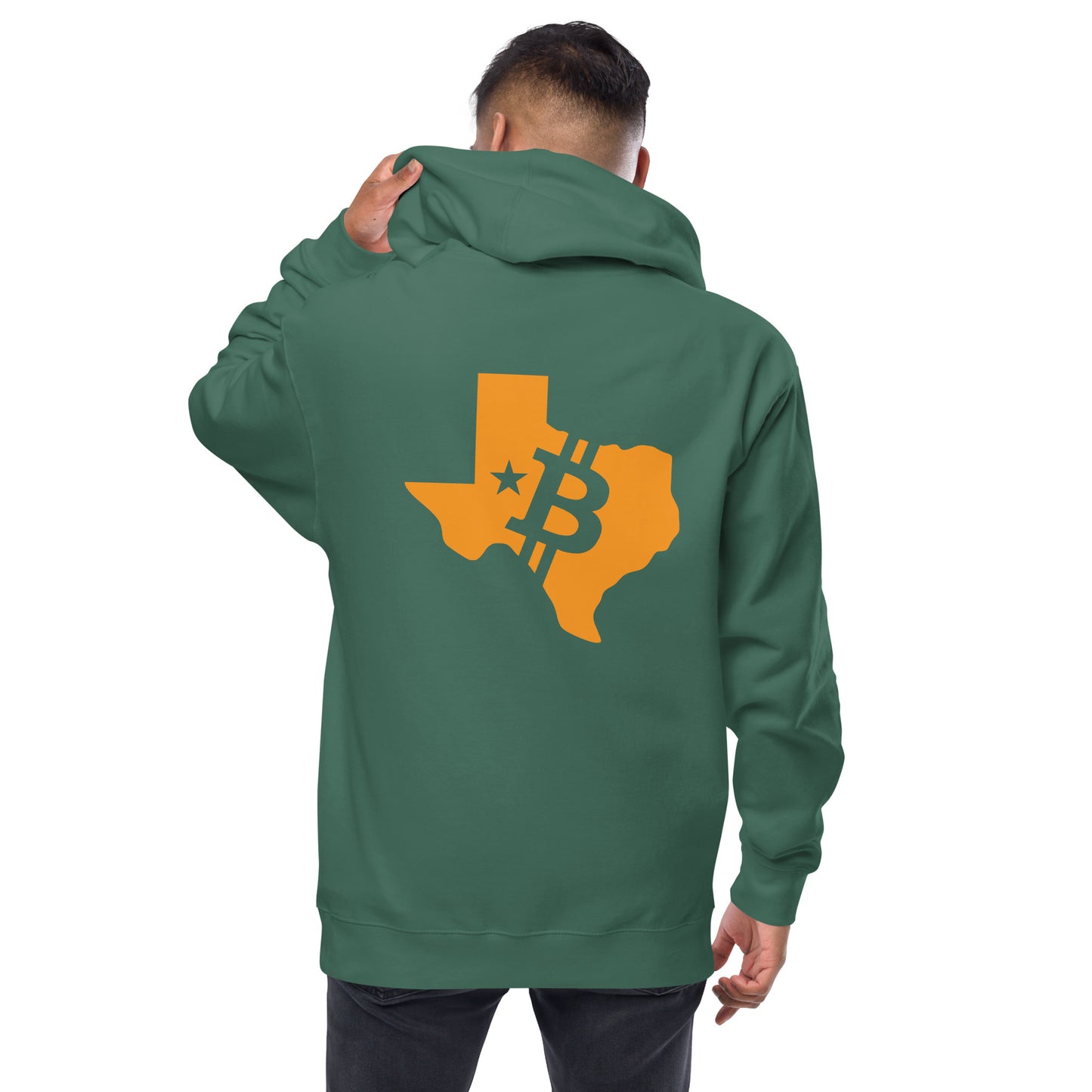 Unisex fleece zip up hoodie