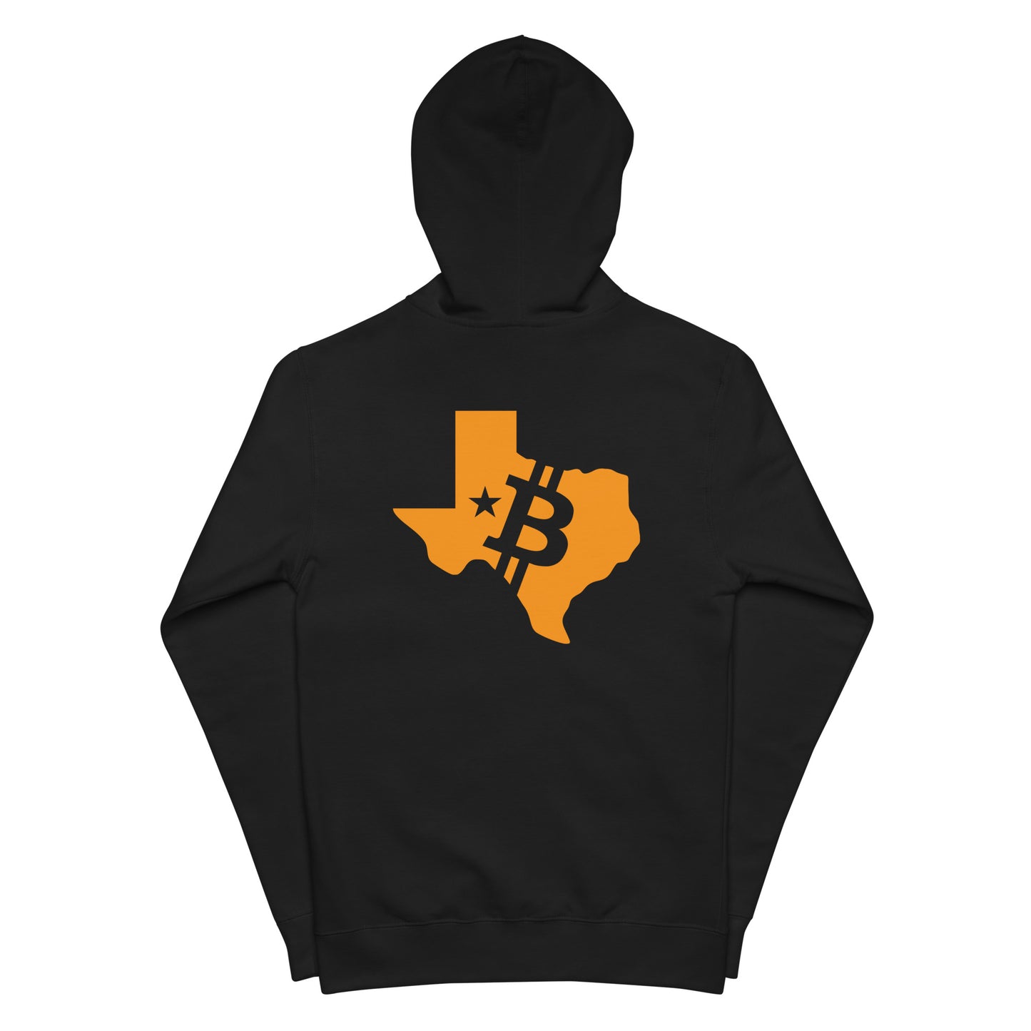 Unisex fleece zip up hoodie