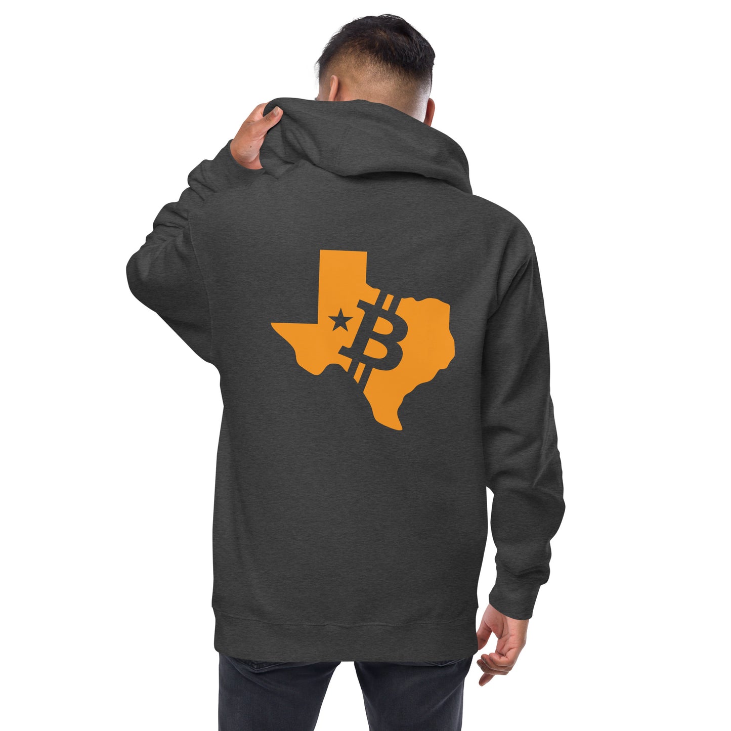 Unisex fleece zip up hoodie