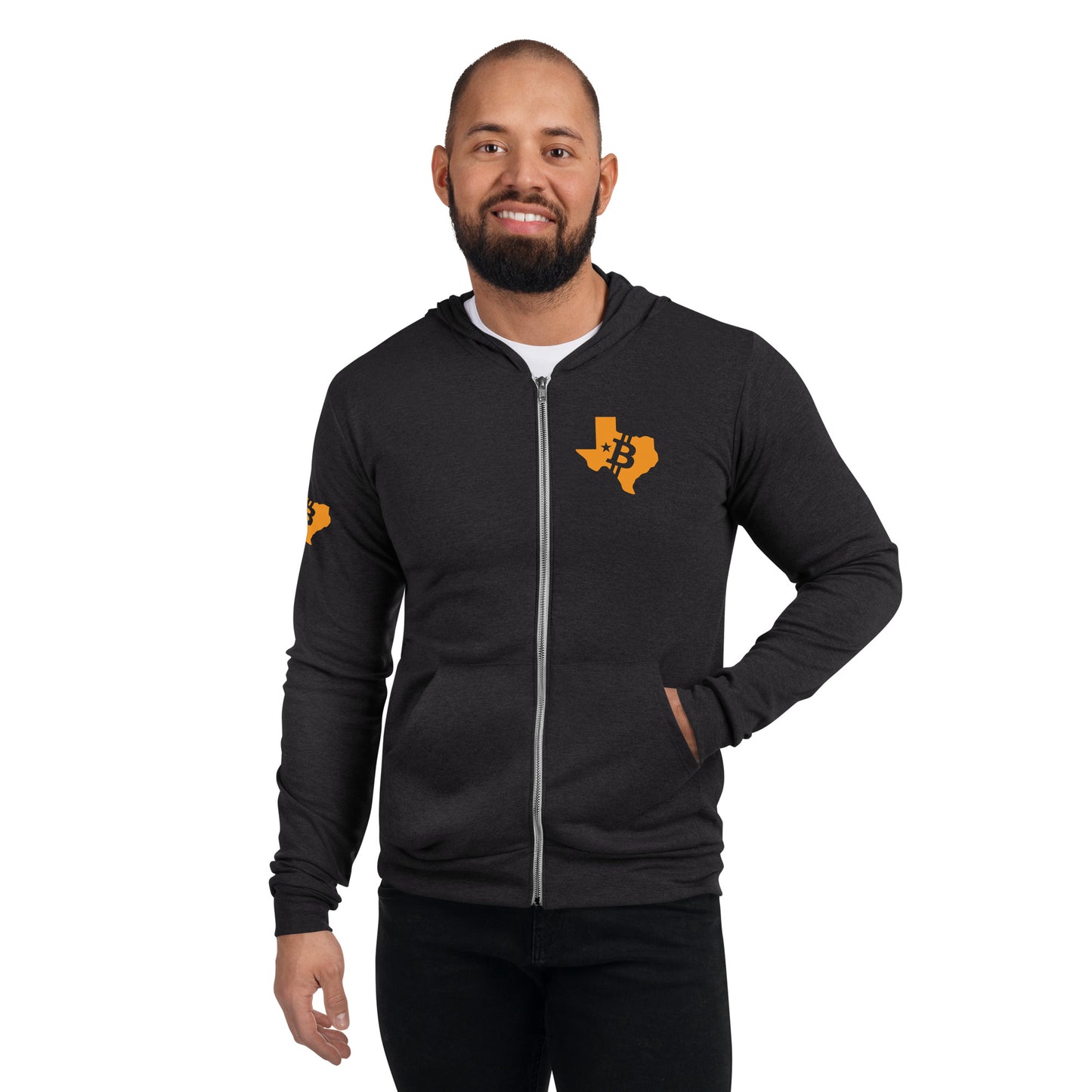 Unisex Orangepill Texas zip hoodie