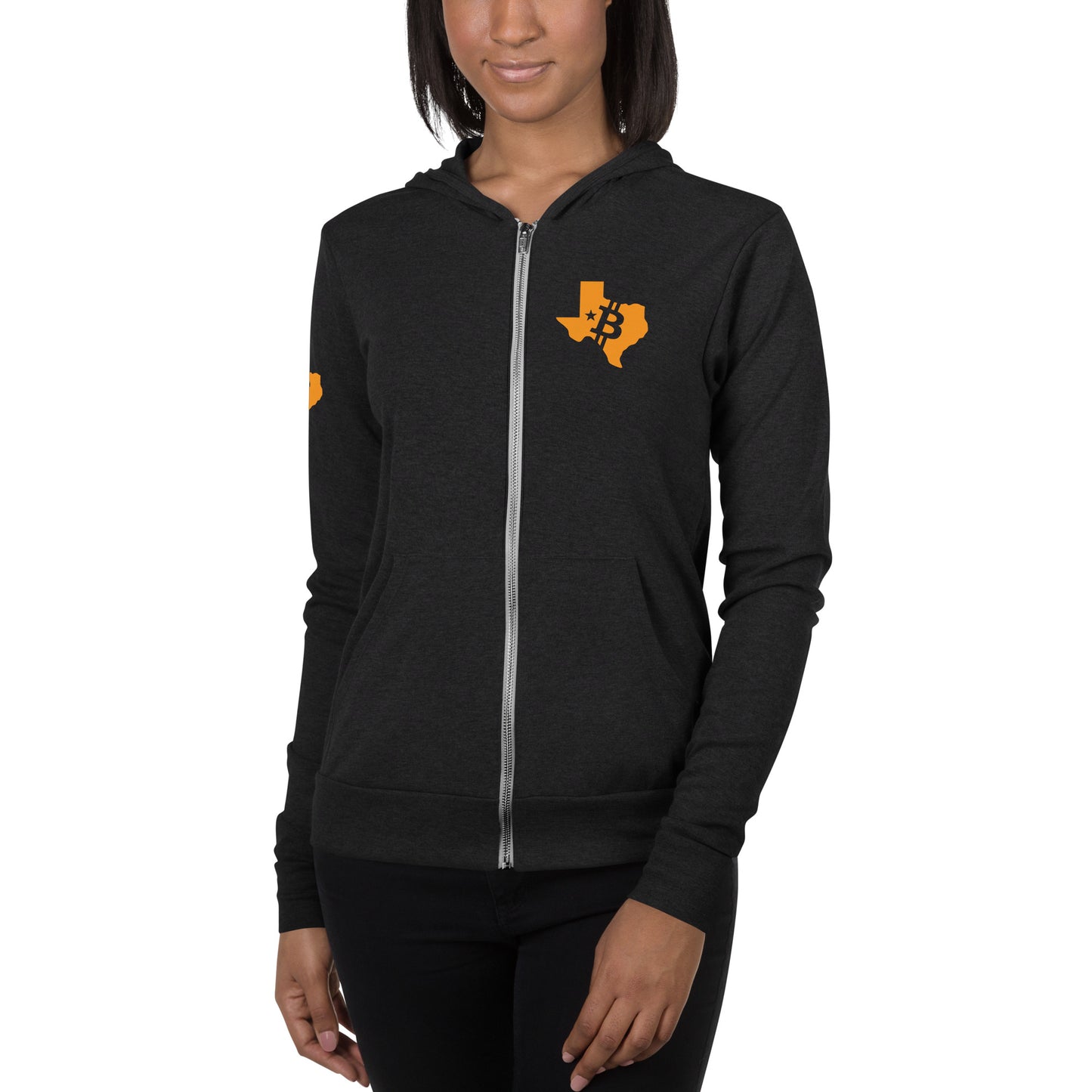Unisex Orangepill Texas zip hoodie