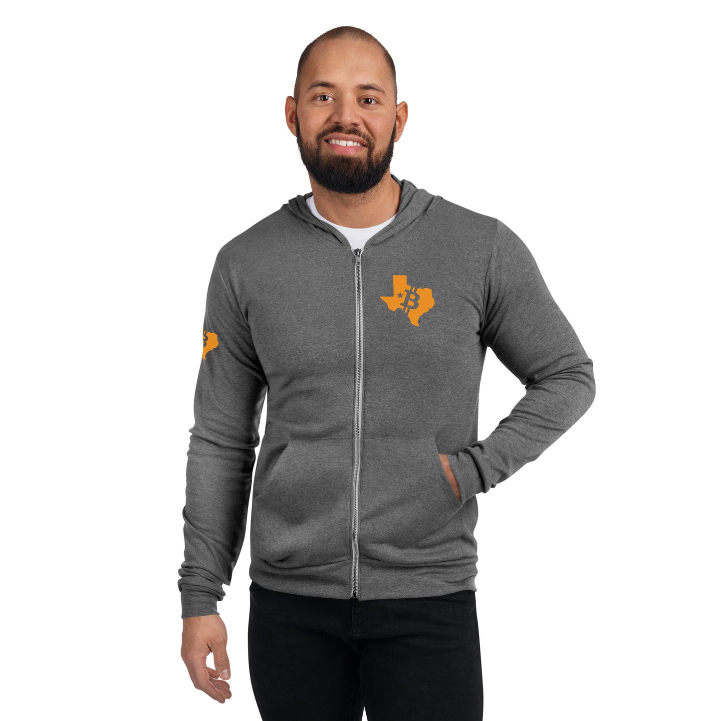 Unisex Orangepill Texas zip hoodie