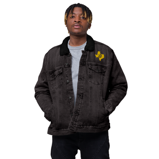 Unisex denim sherpa jacket