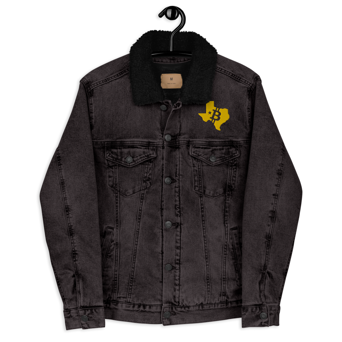 Unisex denim sherpa jacket