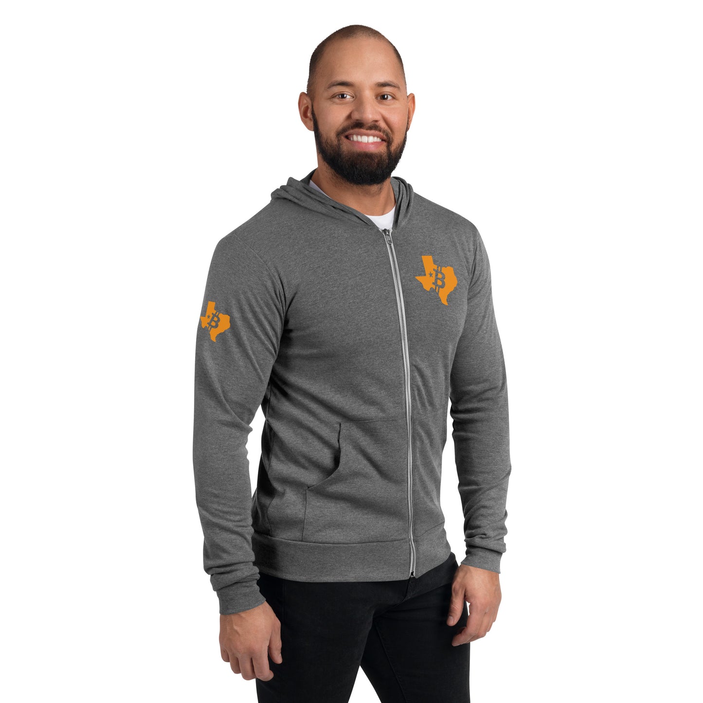 Unisex Orangepill Texas zip hoodie